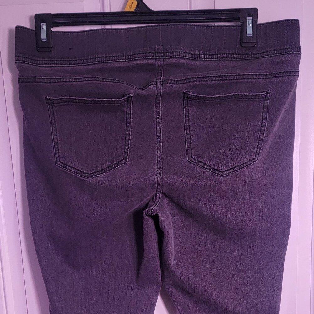 Torrid Skinny High Rise Lace Up Jeggings - Picture 3 of 6
